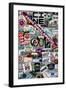 Urban Stickers - Street Art US - Key West - Miami-Philippe Hugonnard-Framed Photographic Print