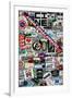 Urban Stickers - Street Art US - Key West - Miami-Philippe Hugonnard-Framed Photographic Print