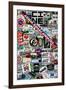 Urban Stickers - Street Art US - Key West - Miami-Philippe Hugonnard-Framed Photographic Print