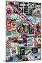 Urban Stickers - Street Art US - Key West - Miami-Philippe Hugonnard-Mounted Photographic Print