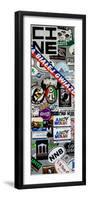 Urban Stickers - Street Art US - Key West - Miami-Philippe Hugonnard-Framed Premium Photographic Print