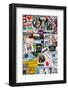 Urban Stickers - Street Art US - Key West - Miami-Philippe Hugonnard-Framed Photographic Print