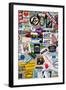 Urban Stickers - Street Art US - Key West - Miami-Philippe Hugonnard-Framed Photographic Print