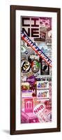 Urban Stickers - Street Art US - Key West - Miami-Philippe Hugonnard-Framed Photographic Print