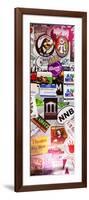 Urban Stickers - Street Art US - Key West - Miami-Philippe Hugonnard-Framed Photographic Print