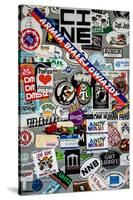 Urban Stickers - Street Art US - Key West - Miami-Philippe Hugonnard-Stretched Canvas