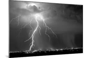 Urban Storm BW-Douglas Taylor-Mounted Photographic Print