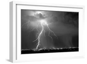 Urban Storm BW-Douglas Taylor-Framed Photo