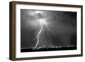 Urban Storm BW-Douglas Taylor-Framed Photographic Print