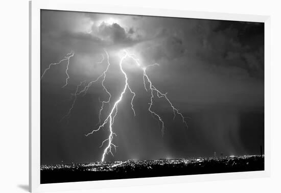 Urban Storm BW-Douglas Taylor-Framed Photo