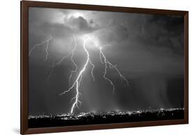 Urban Storm BW-Douglas Taylor-Framed Photo