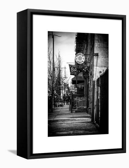 Urban Street at Brooklyn - Manhattan-Philippe Hugonnard-Framed Stretched Canvas