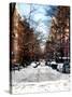 Urban Street Scene Downtown Manhattan in Winter-Philippe Hugonnard-Stretched Canvas