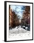 Urban Street Scene Downtown Manhattan in Winter-Philippe Hugonnard-Framed Photographic Print