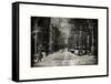 Urban Street Scene Downtown Manhattan in Winter-Philippe Hugonnard-Framed Stretched Canvas