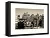 Urban Street Scene Downtown Manhattan-Philippe Hugonnard-Framed Stretched Canvas