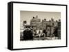 Urban Street Scene Downtown Manhattan-Philippe Hugonnard-Framed Stretched Canvas