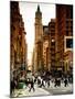 Urban Street Scene in Broadway at Sunset - Canal Street - Manhattan - New York City-Philippe Hugonnard-Mounted Photographic Print