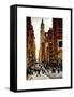 Urban Street Scene in Broadway at Sunset - Canal Street - Manhattan - New York-Philippe Hugonnard-Framed Stretched Canvas