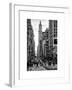 Urban Street Scene in Broadway - Canal Street - Manhattan - New York City - United States-Philippe Hugonnard-Framed Art Print