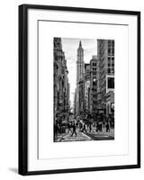 Urban Street Scene in Broadway - Canal Street - Manhattan - New York City - United States-Philippe Hugonnard-Framed Art Print