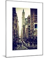 Urban Street Scene in Broadway - Canal Street - Manhattan - New York City - United States-Philippe Hugonnard-Mounted Art Print