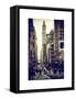 Urban Street Scene in Broadway - Canal Street - Manhattan - New York City - United States-Philippe Hugonnard-Framed Stretched Canvas