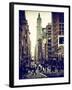 Urban Street Scene in Broadway - Canal Street - Manhattan - New York City-Philippe Hugonnard-Framed Photographic Print