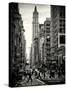 Urban Street Scene in Broadway - Canal Street - Manhattan - New York City-Philippe Hugonnard-Stretched Canvas