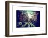 Urban Street Scene of Chelsea in Winter-Philippe Hugonnard-Framed Art Print