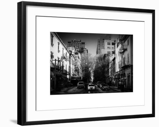 Urban Street Scene of Manhattan in Winter-Philippe Hugonnard-Framed Art Print