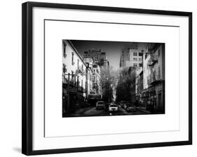 Urban Street Scene of Manhattan in Winter-Philippe Hugonnard-Framed Art Print