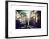 Urban Street Scene of Manhattan in Winter-Philippe Hugonnard-Framed Art Print