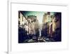 Urban Street Scene of Manhattan in Winter-Philippe Hugonnard-Framed Art Print