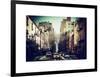 Urban Street Scene of Manhattan in Winter-Philippe Hugonnard-Framed Art Print