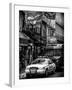 Urban Street Scene with NYC Sheriff Car in Fulton Street - Financial District - Manhattan-Philippe Hugonnard-Framed Photographic Print