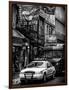 Urban Street Scene with NYC Sheriff Car in Fulton Street - Financial District - Manhattan-Philippe Hugonnard-Framed Photographic Print