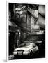 Urban Street Scene with NYC Sheriff Car in Fulton Street - Financial District - Manhattan-Philippe Hugonnard-Framed Photographic Print