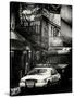 Urban Street Scene with NYC Sheriff Car in Fulton Street - Financial District - Manhattan-Philippe Hugonnard-Stretched Canvas