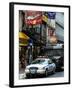 Urban Street Scene with NYC Sheriff Car in Fulton Street - Financial District - Manhattan-Philippe Hugonnard-Framed Photographic Print