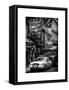 Urban Street Scene with NYC Sheriff Car in Fulton Street - Financial District - Manhattan-Philippe Hugonnard-Framed Stretched Canvas