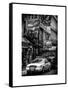 Urban Street Scene with NYC Sheriff Car in Fulton Street - Financial District - Manhattan-Philippe Hugonnard-Framed Stretched Canvas