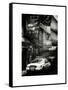 Urban Street Scene with NYC Sheriff Car in Fulton Street - Financial District - Manhattan-Philippe Hugonnard-Framed Stretched Canvas