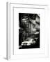 Urban Street Scene with NYC Sheriff Car in Fulton Street - Financial District - Manhattan-Philippe Hugonnard-Framed Art Print