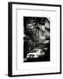 Urban Street Scene with NYC Sheriff Car in Fulton Street - Financial District - Manhattan-Philippe Hugonnard-Framed Art Print