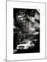 Urban Street Scene with NYC Sheriff Car in Fulton Street - Financial District - Manhattan-Philippe Hugonnard-Mounted Art Print