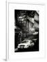 Urban Street Scene with NYC Sheriff Car in Fulton Street - Financial District - Manhattan-Philippe Hugonnard-Framed Art Print