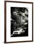 Urban Street Scene with NYC Sheriff Car in Fulton Street - Financial District - Manhattan-Philippe Hugonnard-Framed Art Print