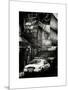 Urban Street Scene with NYC Sheriff Car in Fulton Street - Financial District - Manhattan-Philippe Hugonnard-Mounted Art Print