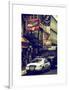 Urban Street Scene with NYC Sheriff Car in Fulton Street - Financial District - Manhattan-Philippe Hugonnard-Framed Art Print